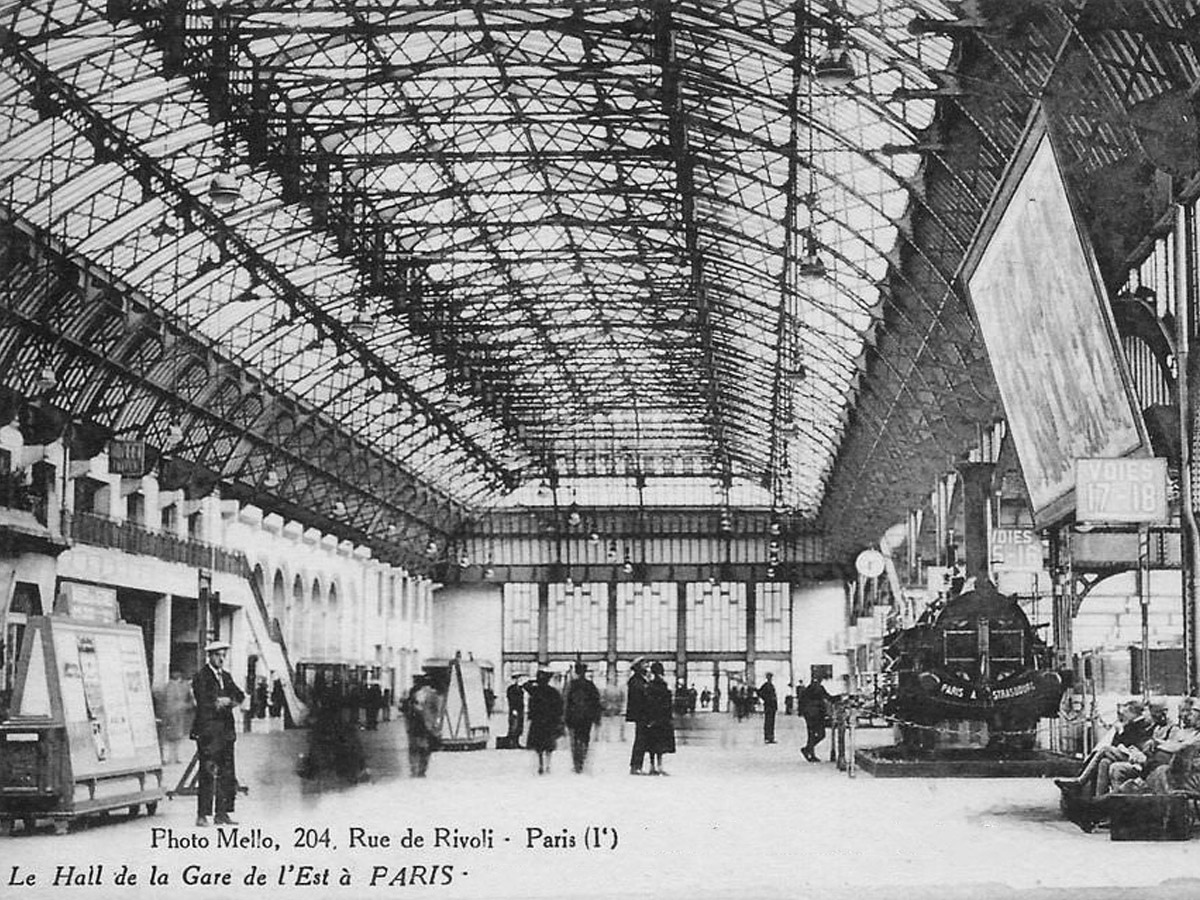 Histoire de la construction de la gare de l'Est &agrave; Paris