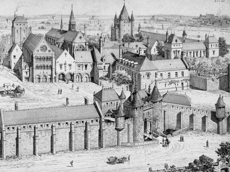 L'Enclos du Temple &agrave; Paris, forteresse templi&egrave;re dans le Marais au XIIIe si&egrave;cle