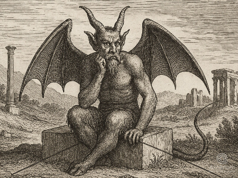 Belphegor, le d&eacute;mon du vice et de la paresse