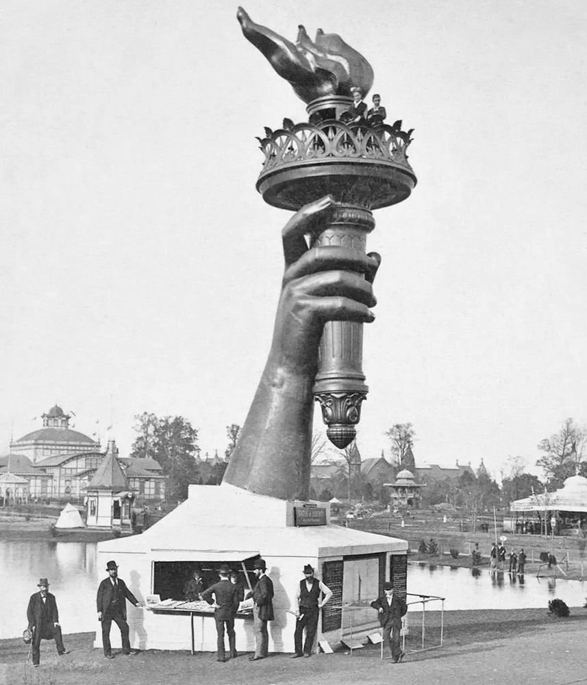 Flambeau de la Statue de la Libert&eacute; &agrave; New York