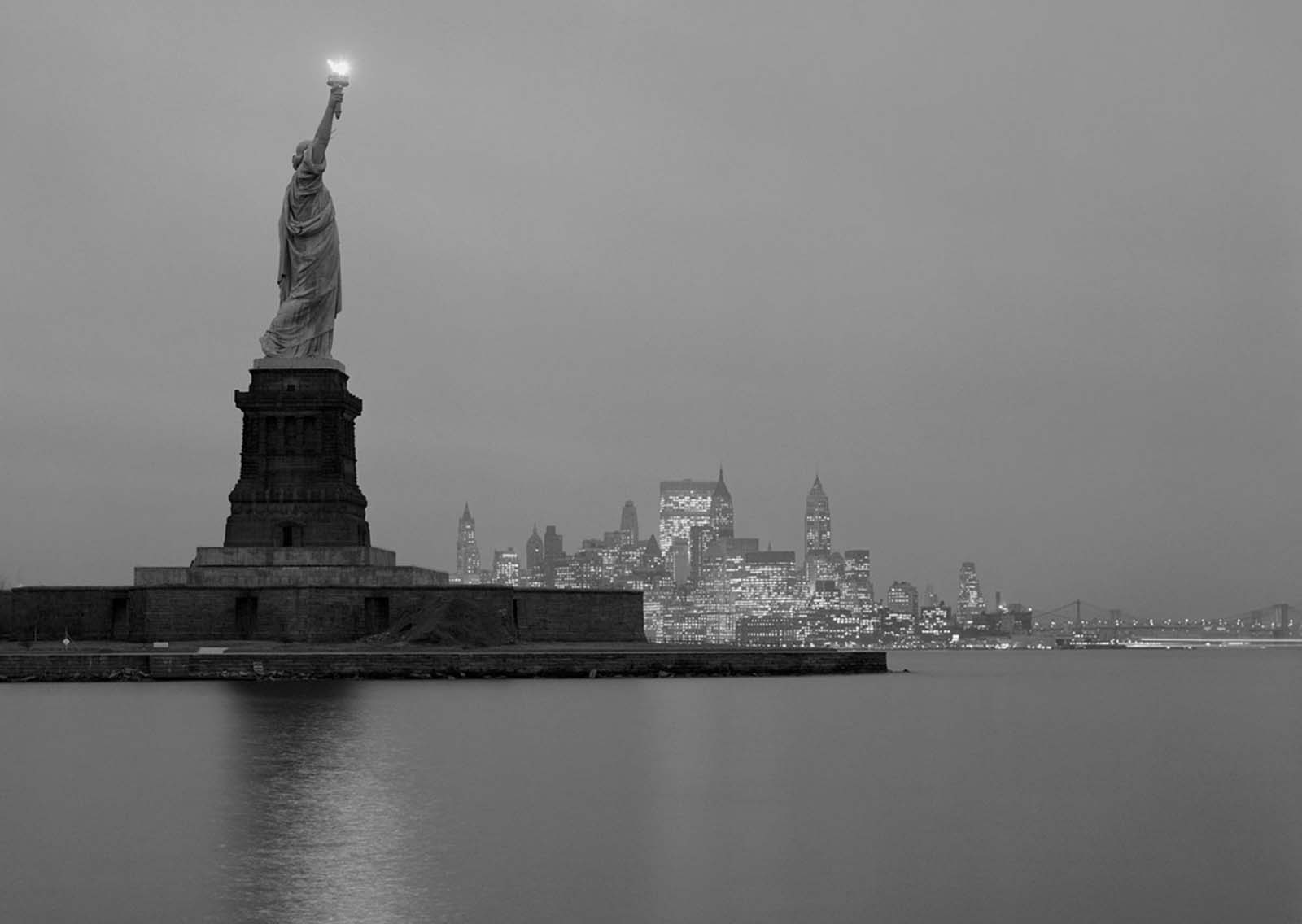 Vue statue de la libert&eacute; &agrave; New York