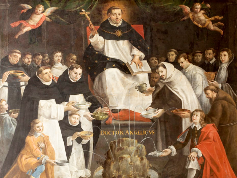 tableau Saint Thomas d'aquin notre dame de paris