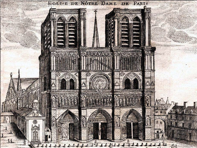 g&eacute;om&eacute;trie sacr&eacute;e dimensions notre dame de paris