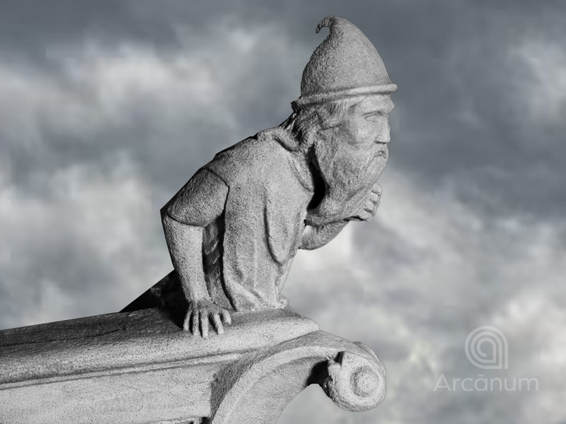 sculpture alchimiste notre dame de paris