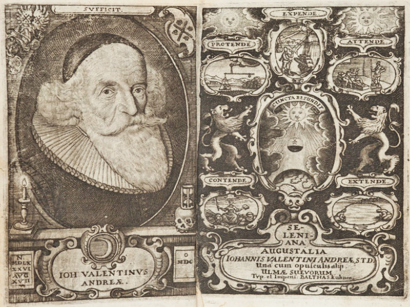 Christian Rosenkreuz fondateur de l'ordre Rose-Croix