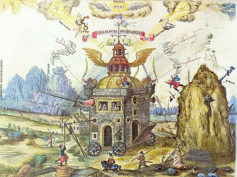 Origine et symboles des rose-croix 