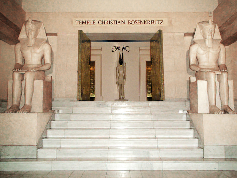 Temple Christian Rosenkreutz &agrave; Paris Rose Croix